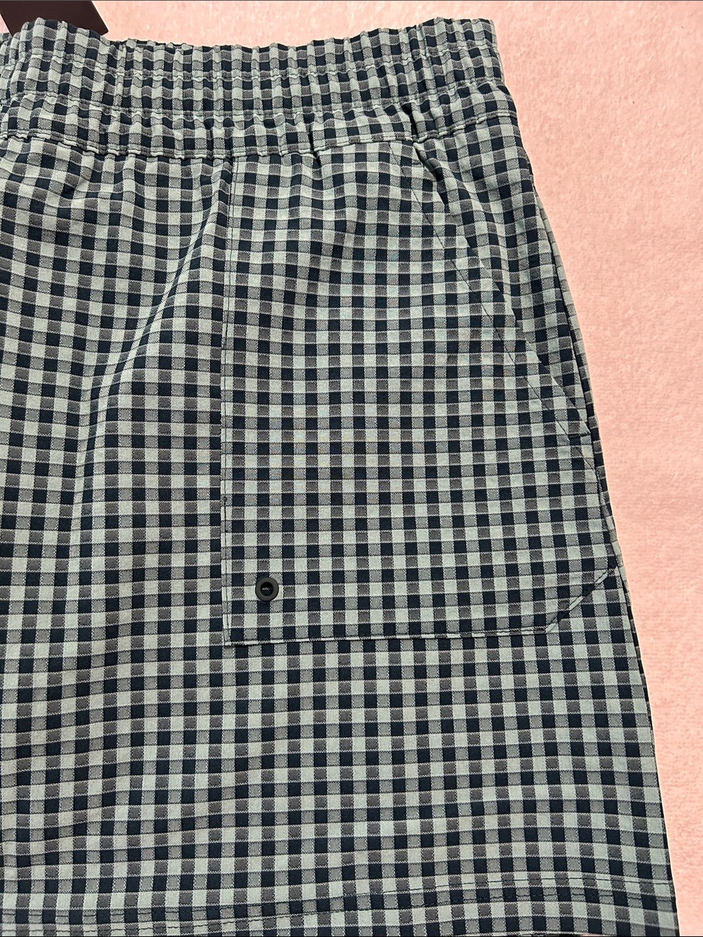 Adidas Medium Skirt Ultimate 365 Golf Gingham Skort Aurora Ivy Undershorts NWT - Picture 6 of 14